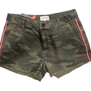 Camouflage Cutoff Shorts by Sundry Le Soleil Print Sz 29 Army Green summer EUC
